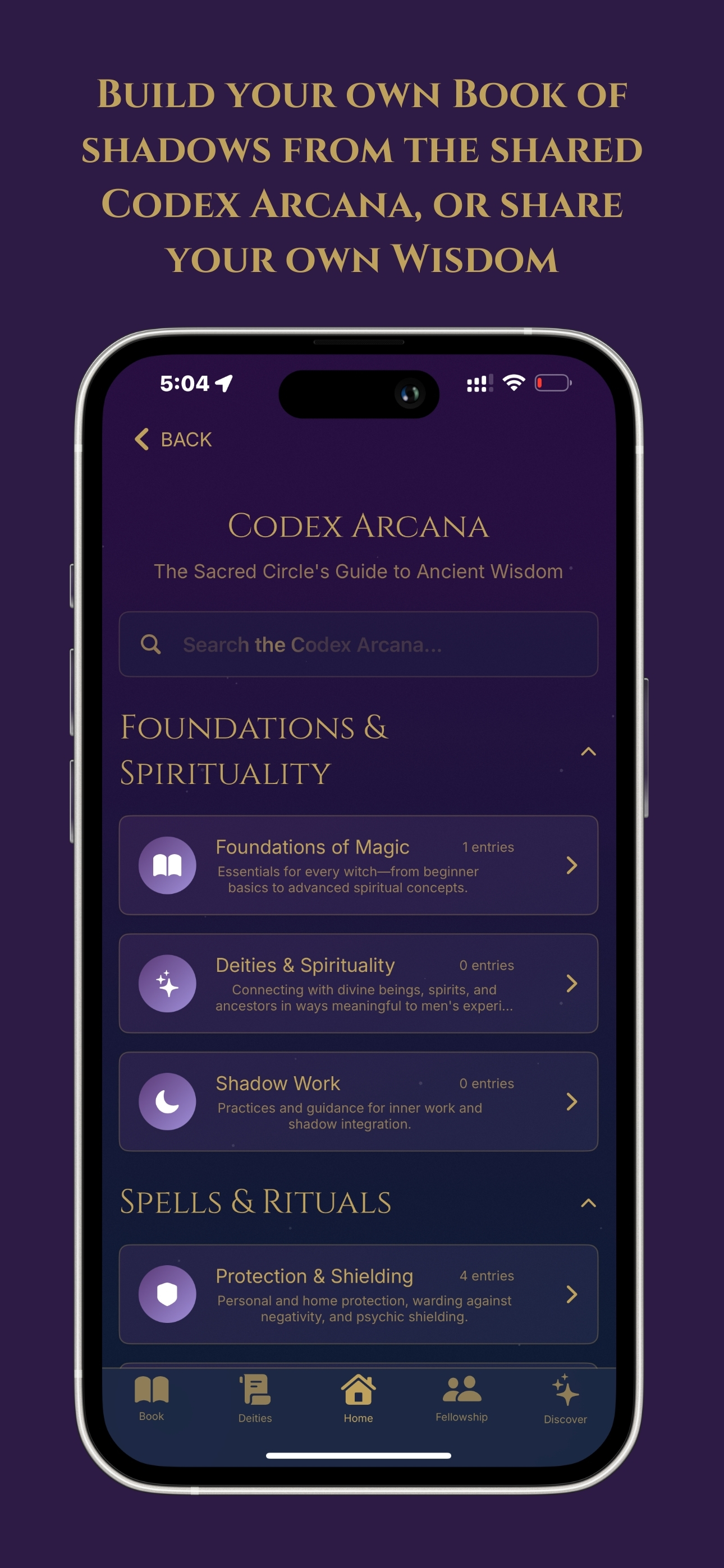 Codex Arcana - Build Your Book of Shadows